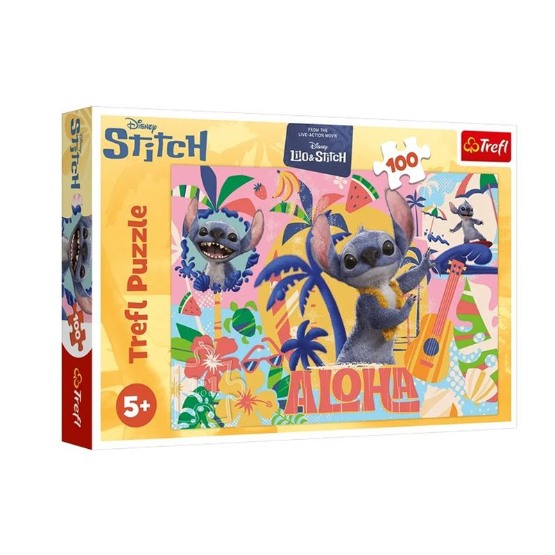 PUZZLE 100 Stitch i przyjaciele w akcji 16495