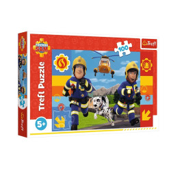 PUZZLE 100 Zawsze pomocny Srtrażak Sam 16518