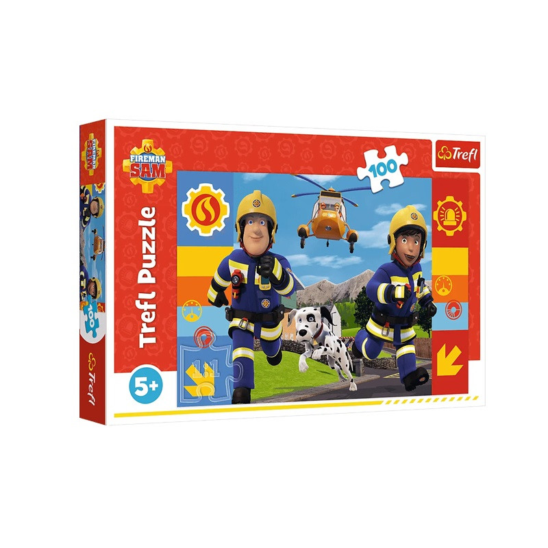 PUZZLE 100 Zawsze pomocny Srtrażak Sam 16518
