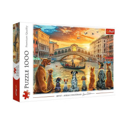 PUZZLE 1000 Pieski w Wenecji 10944
