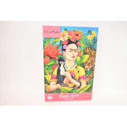 PUZZLE 1000 PremPlus FKahloPortret w dżungli 12094