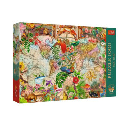 PUZZLE 1000 PremPlus TeaTime Antyczna mapa...12077