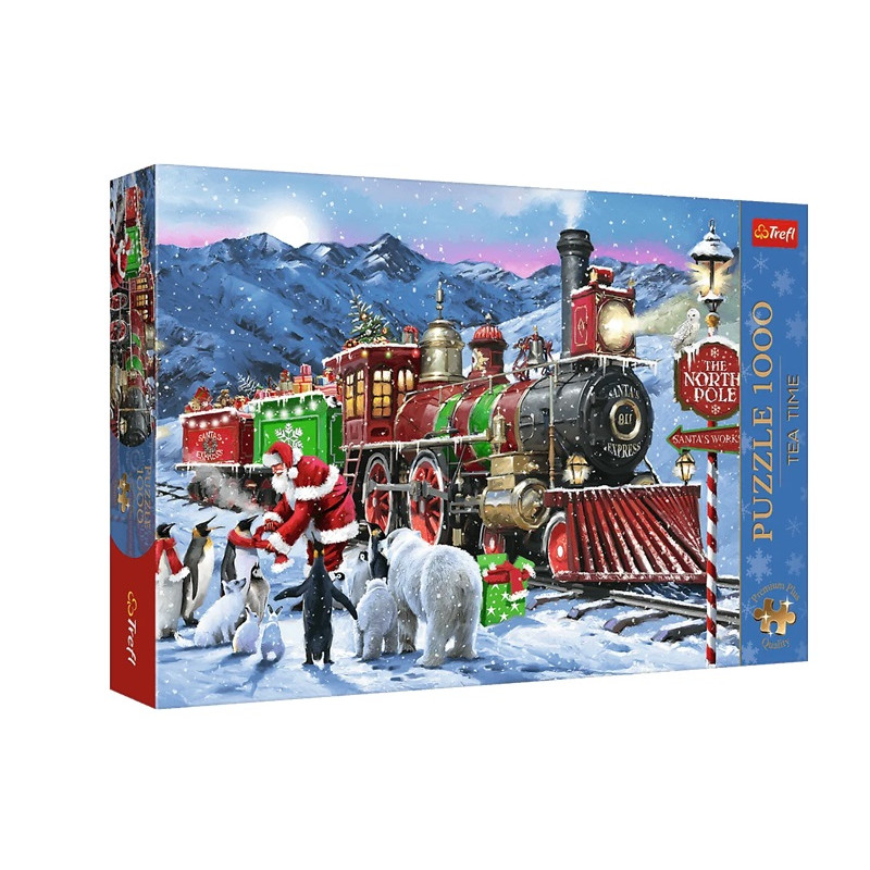 PUZZLE 1000 XMAS PremPlus Świąteczny pociąg 12097