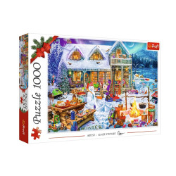 PUZZLE 1000 XMAS Zimowy czas 10948