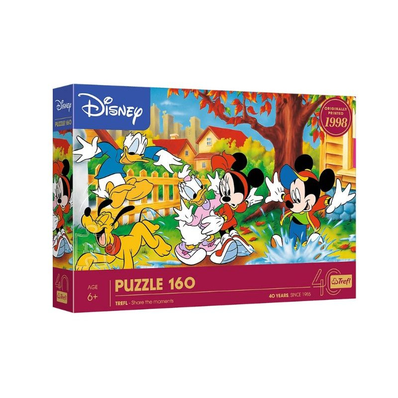 PUZZLE 160 40lecie Trefl-Zabawa w kałużach 40055