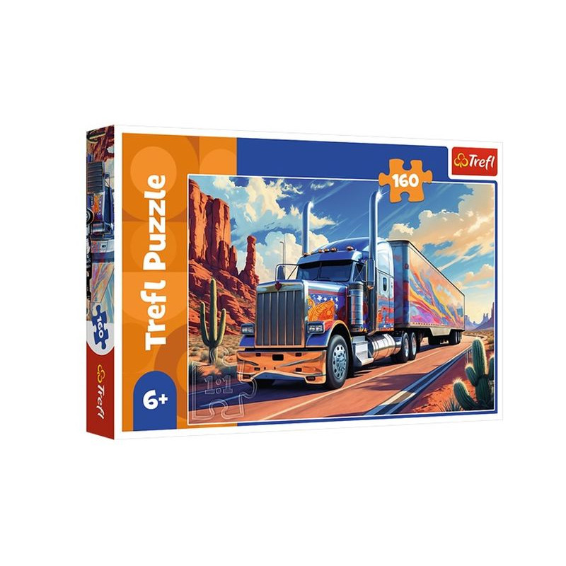 PUZZLE 160 Ciężarówka w trasie /Trefl 15413