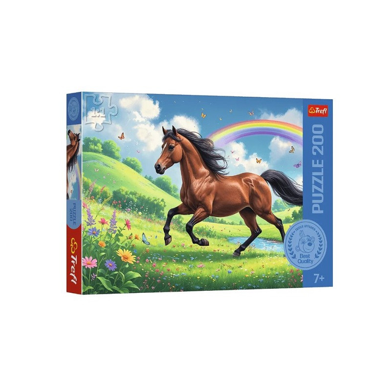 PUZZLE 200 Dostojny koń / Rodzina Treflików 13355