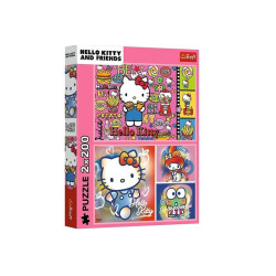 PUZZLE 2x200 Hello Kitty i przyjaciele 13336