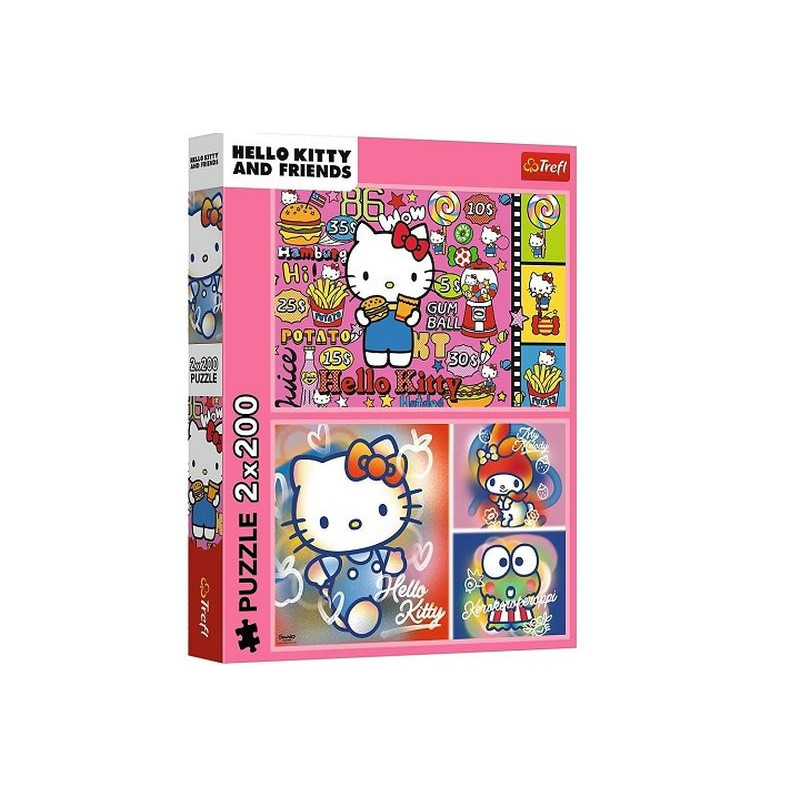 PUZZLE 2x200 Hello Kitty i przyjaciele 13336