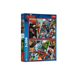 PUZZLE 2x200 Obrońcy świata Marvel The Aveng.13318