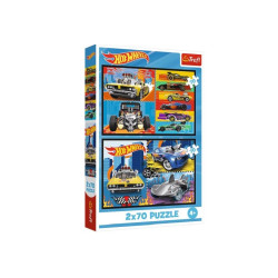 PUZZLE 2x70 Samochodziki /Hot Wheels 34442