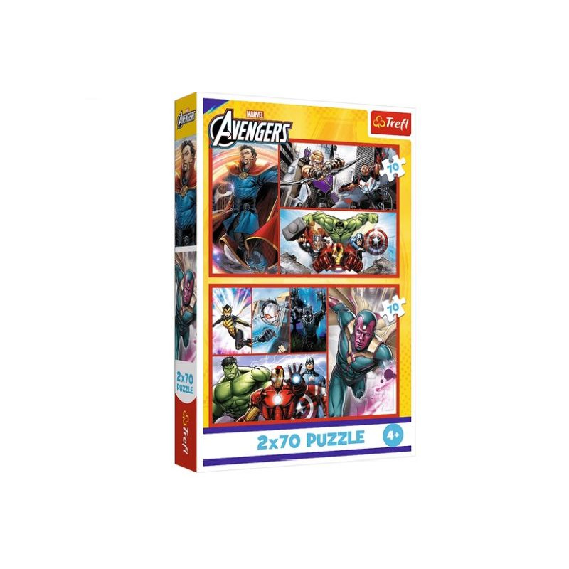 PUZZLE 2x70 Zostań bohaterem / Marvel 34439