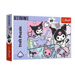 PUZZLE 30 Zabawy z Kuromi /Hello Kitty 18325