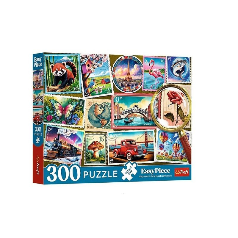 PUZZLE 300 Senior EasyPiece Znaczki pocztowe 23100