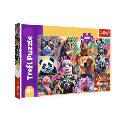 PUZZLE 300 Zabawne portrety zwierząt 23030
