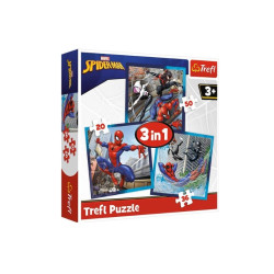 PUZZLE 3w1 Pajęczy przyjaciele/Disney Marvel 34874
