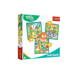PUZZLE 3w1 Poznaj Trefliki 34872