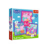 PUZZLE 3w1 Zwyczaje świnki Peppy 34893