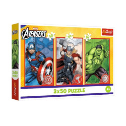 PUZZLE 3x50 Twój bohater/Marvel TheAvengers 34891