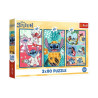 PUZZLE 3x80 Świat Stitcha/Disney Lilo_Stitch 34885