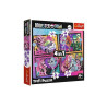 PUZZLE 4w1 Elekryzujący dzień Monster High 34655