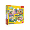 PUZZLE 4w1 Podwodne życie SpongeBoba 34674