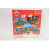 PUZZLE 4w1 Przygody strażaka Sama 34632
