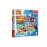 PUZZLE 4w1 Zwariowane Minionki 34648