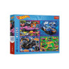 PUZZLE 4x250 Wyścigowe auta/Mattel HotWheels 13312
