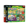 PUZZLE 4x250 Zakręcony świat Ricka_Morty_ego 13338