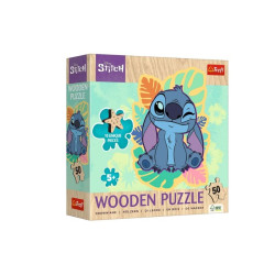 PUZZLE 50 Drewn.Konturowe Wesoły Stitch 20281