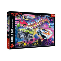 PUZZLE 500 Hot Wheels Lata 80-te 37538