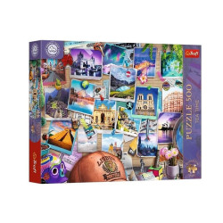 PUZZLE 500 PremPlus TeaTime Wspomn.z podróży 37616