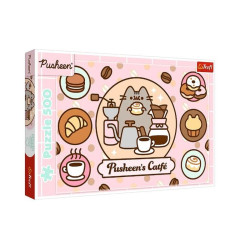 PUZZLE 500 Pusheen w kawiarni 37528