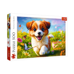 PUZZLE 500 Wesoły piesek 37524