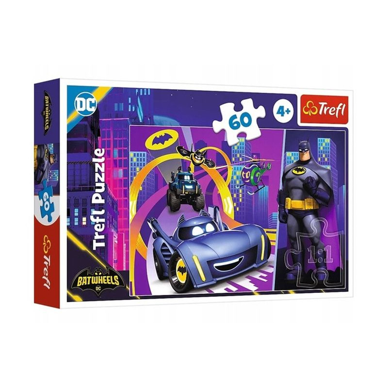 PUZZLE 60 Batman i jego pojazdy 17400