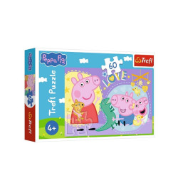 PUZZLE 60 Szczęśliwa świnka /Peppa Pig 17414