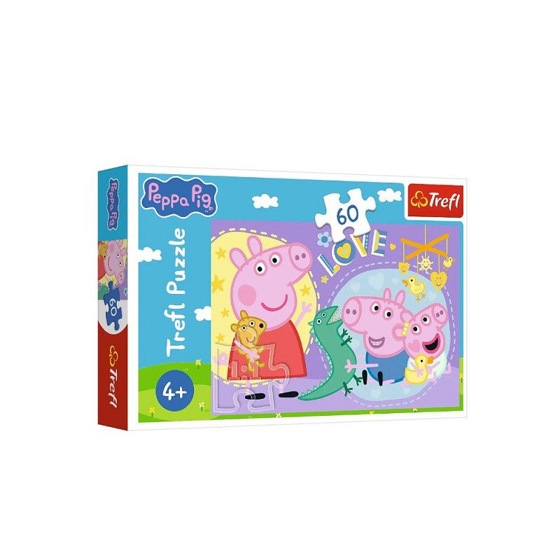 PUZZLE 60 Szczęśliwa świnka /Peppa Pig 17414