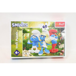 PUZZLE 60 Zaczarowany Las /The Smurfs 17401