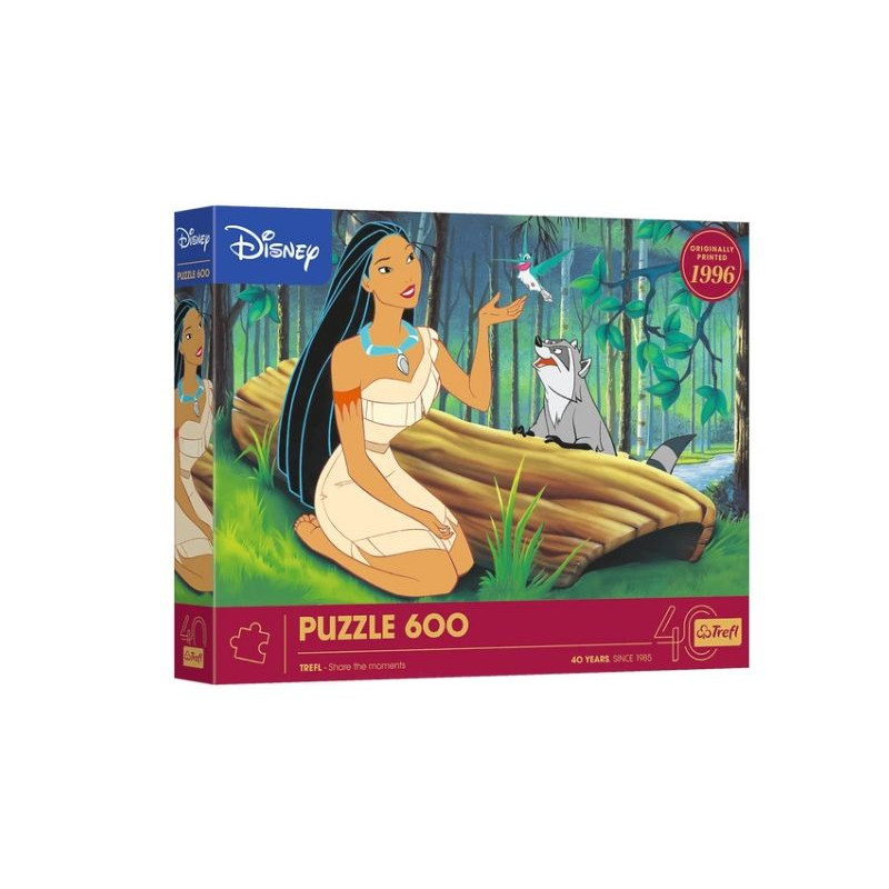 PUZZLE 600 40lecie Trefl-Pocahontas 37605