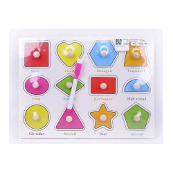 Puzzle drewniane kszatłty CK010247 93920