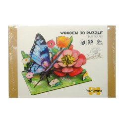 Puzzle drewn.DIY scena łąka 3D Q12055 08104