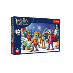 PUZZLE MAXI 24 Trefliki lepią bałwana 14375