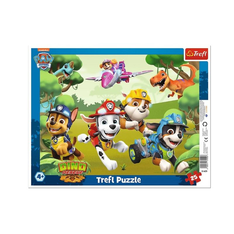 PUZZLE Ramkowe 25 Wyczynowe triki piesków 31429
