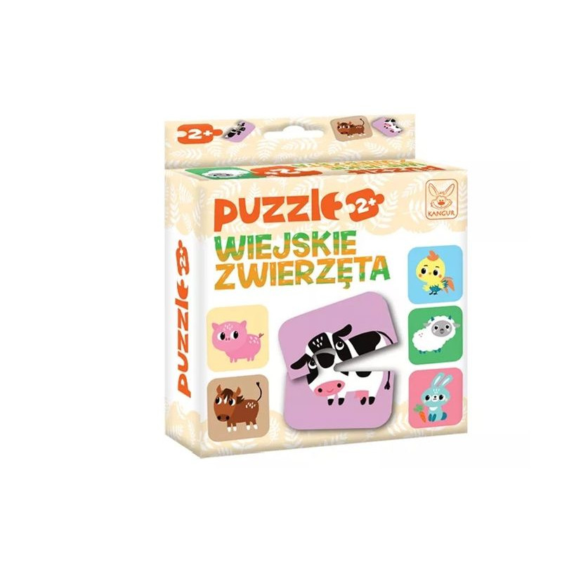 Puzzle Wiejskie Zwierzęta 2+ 41602