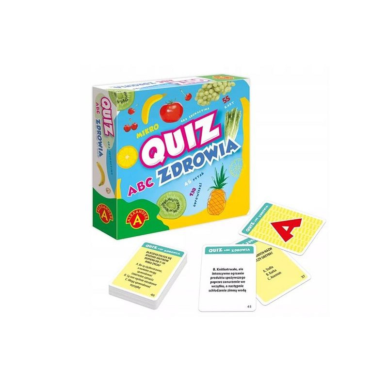 Quiz ABC Zdrowia kieszonkowa gra edukacyjna 28676