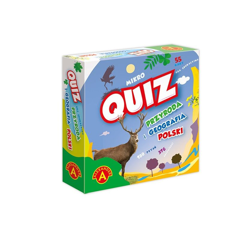 GRA QUIZ PRZYRODA I GEOGRAFIA POLSKI KIESZONKOWY ALEXANDER