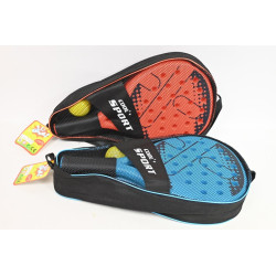 Rakietka plast+piłeczka 6cm pokr.2kol.011738 82731
