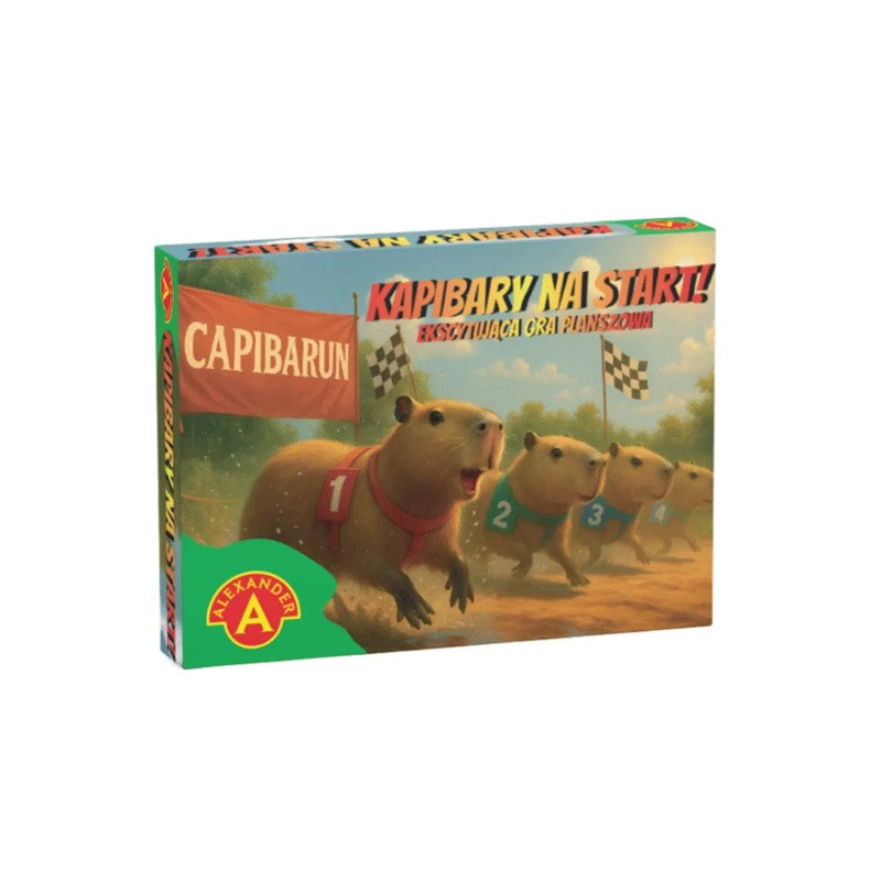 Rodzinna gra planszowa - Kapibary na start 31591