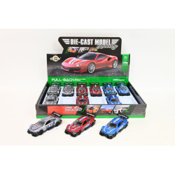 Samochód metal.1:32 napęd sport No.4 09770